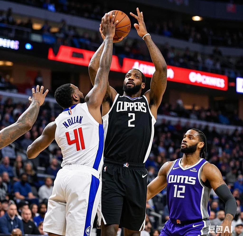 快船大胜开拓者,伦纳德砍下分 快船大胜开拓者,伦纳德砍下分